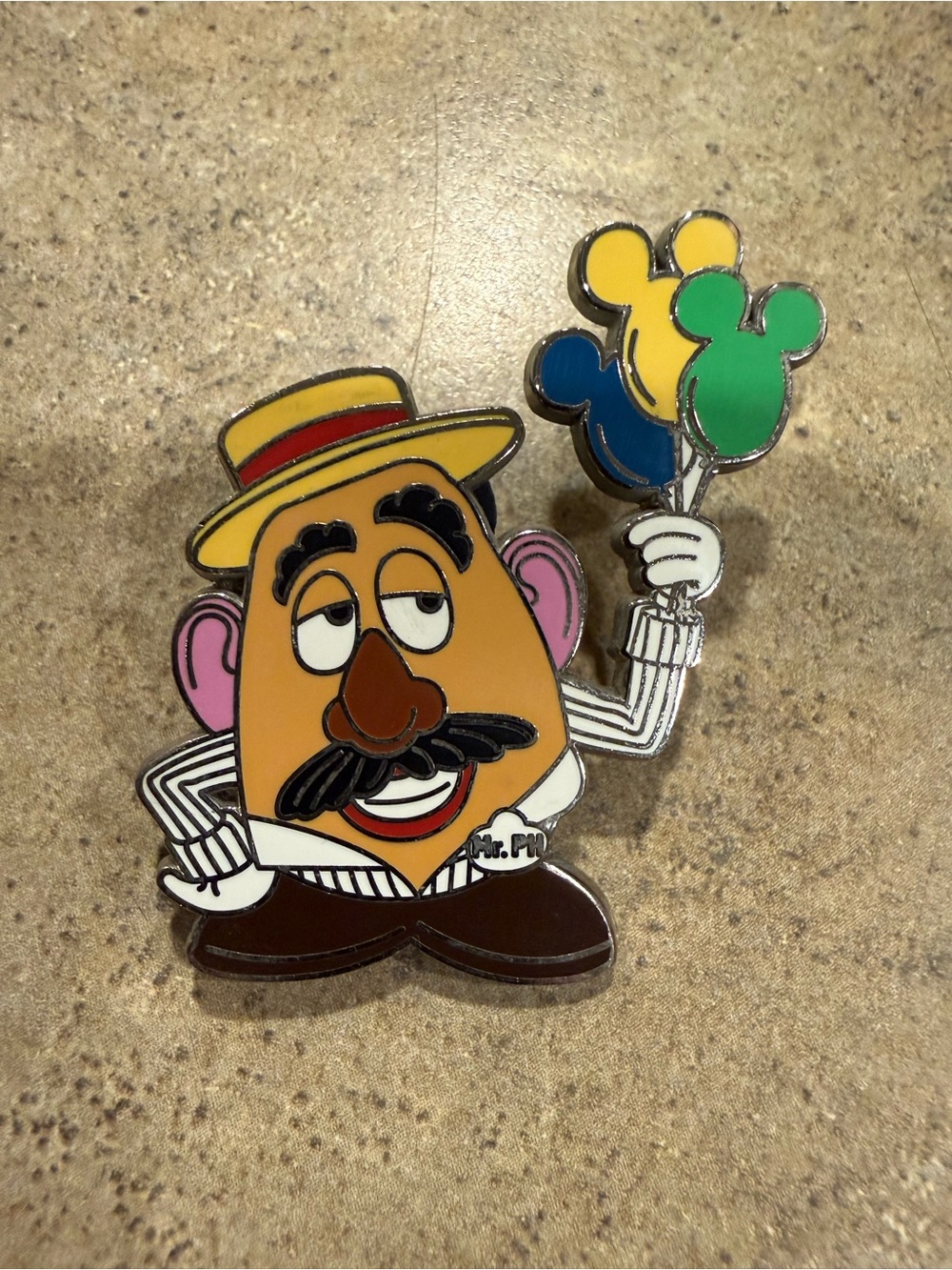 2016 Disney Pin - Mr. Potato Head - Main Street Balloons Vendor Mystery #116474